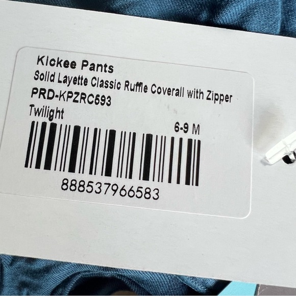 KicKee Pants Muffin Ruffle Coverall with Snaps in Twilight - Picture 5 of 7